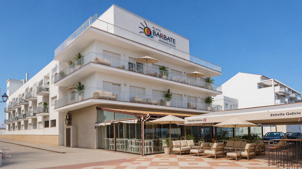 Fachada del edificio Playa Barbate